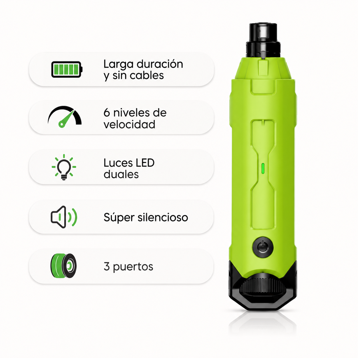 Corta uñas eléctrico